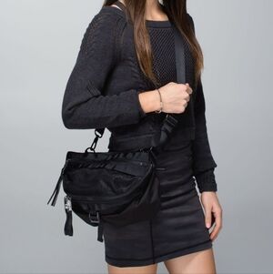 Lululemon Black Go Lightly Crossbody Bag